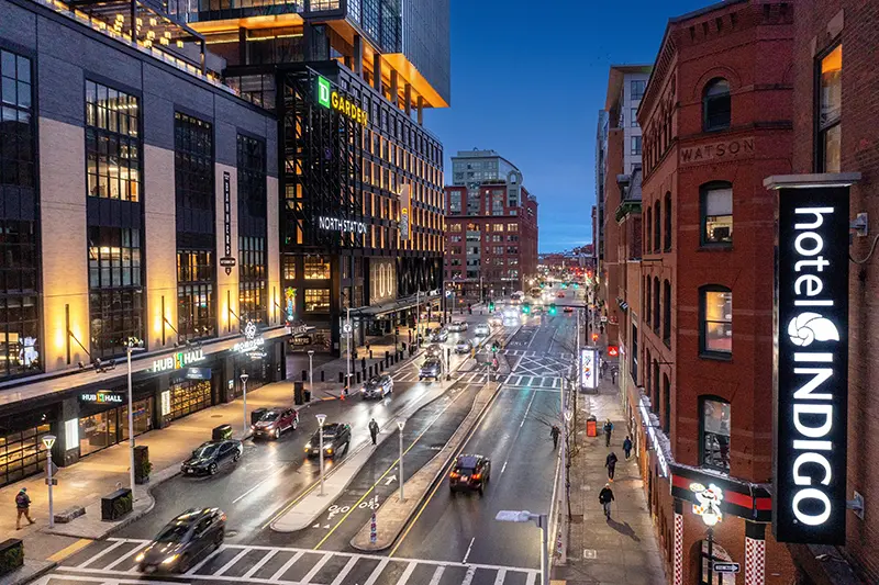 Hotel Indigo Boston Garden, an IHG Hotel, Boston, MA photography by Greg Ceo, photo edited by Valentin Sivyakov